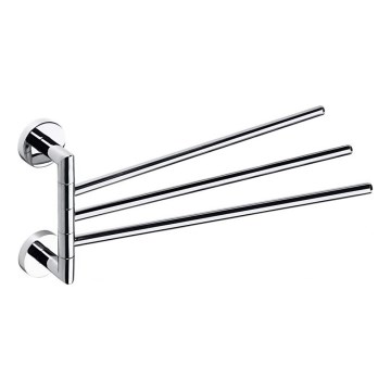 Sapho - Toallero de pared giratorio X-ROUND 19,5x45 cm cromo brillante