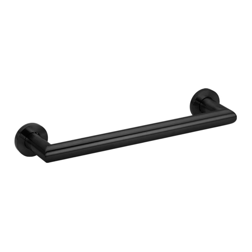 Sapho - Toallero de pared X-ROUND 35,5 cm negro mate