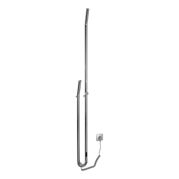 Sapho - Toallero eléctrico con temporizador DUOPASSO 45 W 170 x 12 cm cromo brillante
