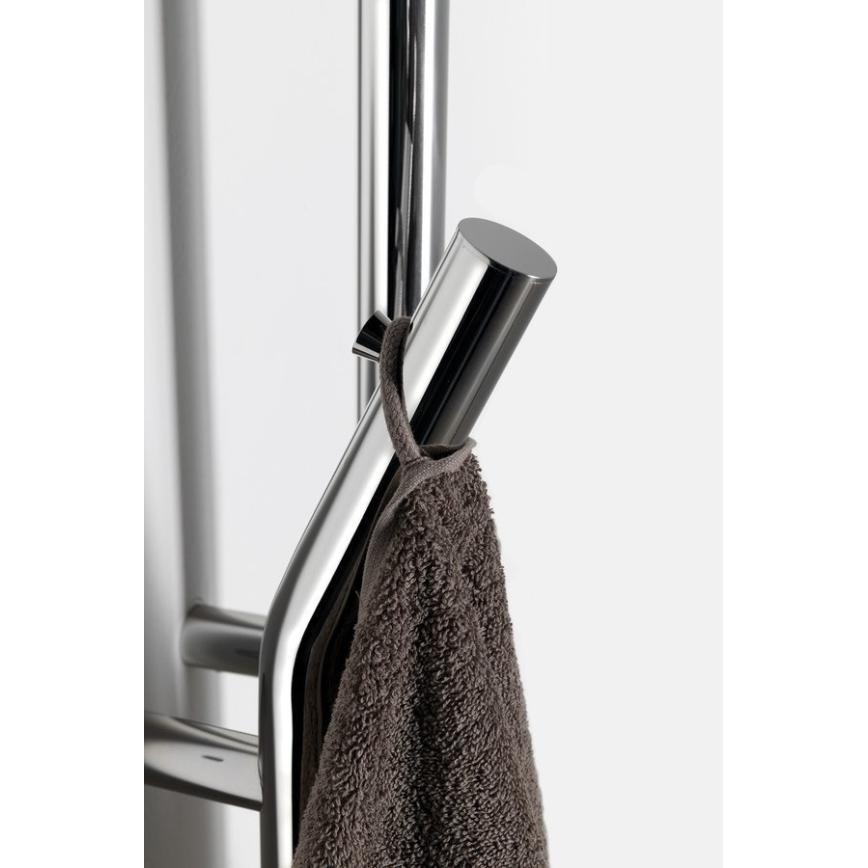 Sapho - Toallero eléctrico con temporizador DUOPASSO 45 W 170 x 12 cm cromo brillante