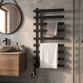 Sapho - Toallero eléctrico ELCOR 128W 92x48 cm negro mate