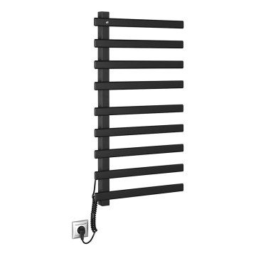 Sapho - Toallero eléctrico ELCOR 128W 92x48 cm negro mate