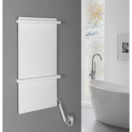Sapho - Toallero eléctrico ELMIS 120W 80x40 cm blanco mate