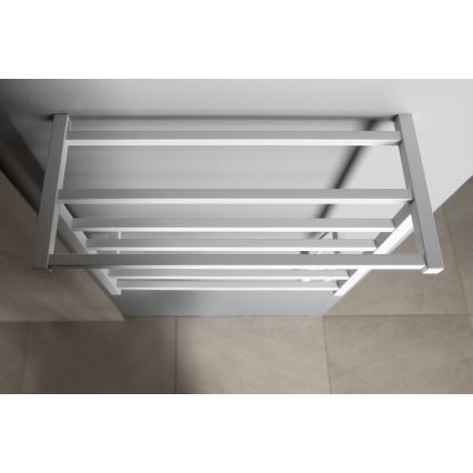 Sapho - Toallero eléctrico ELZOR 60 W 47x50 cm blanco mate