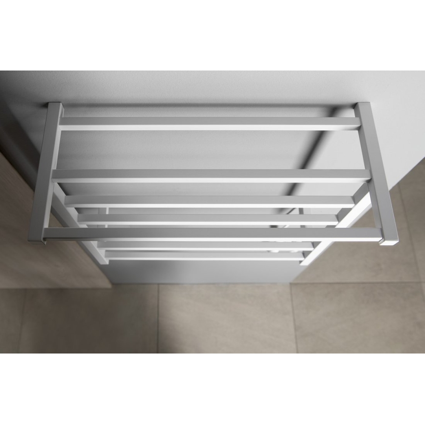 Sapho - Toallero eléctrico ELZOR 60 W 47x50 cm blanco mate