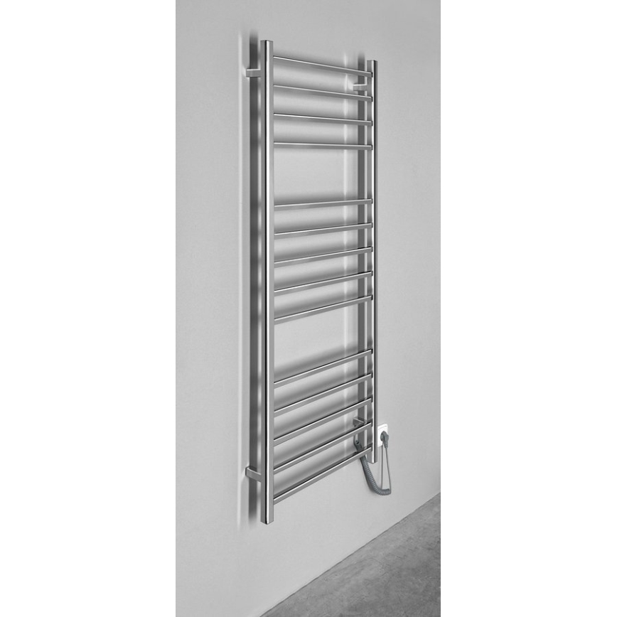 Sapho - Toallero eléctrico ESKINADO 130W 150x60 cm acero inoxidable/cromo pulido