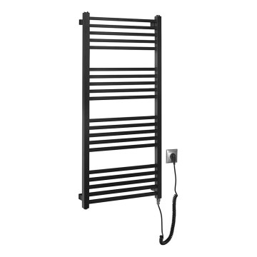 Sapho - Toallero eléctrico METRO-E 400W 106x50 cm negro mate