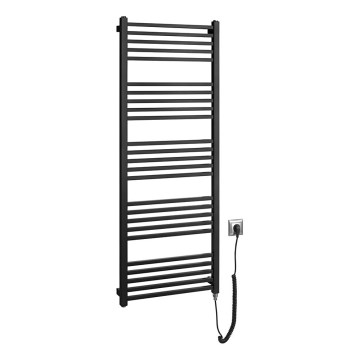 Sapho - Toallero eléctrico METRO-E 500W 134x50 cm negro mate