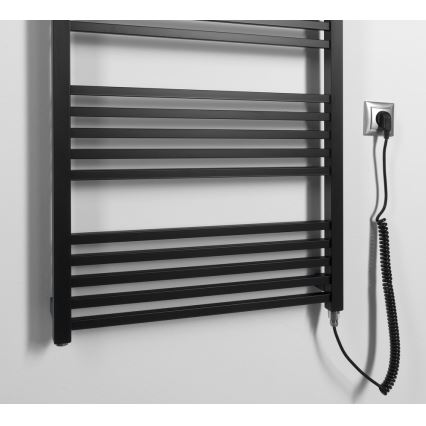 Sapho - Toallero eléctrico METRO-E 800W 162x60 cm negro mate