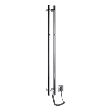 Sapho - Toallero eléctrico PAPINADO 40W 120x11 cm cromo brillante