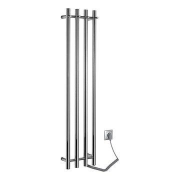 Sapho - Toallero eléctrico PAPINADO 85W 120x26 cm, cromado brillante, derecho