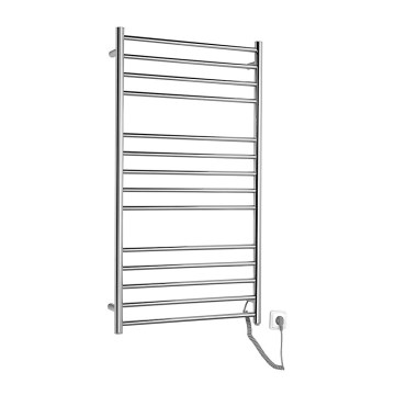Sapho - Toallero eléctrico REDONDO 130W 116x63 cm cromo brillante