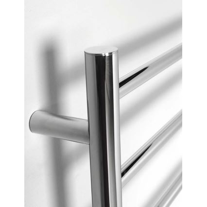 Sapho - Toallero eléctrico REDONDO 130W 116x63 cm cromo brillante
