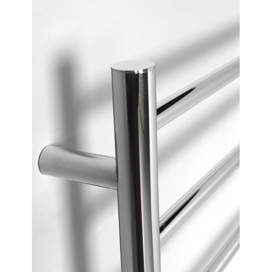 Sapho - Toallero eléctrico REDONDO 130W 116x63 cm cromo brillante