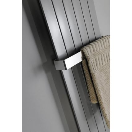 Sapho - Toallero mural COLONNA 8x34 cm, acero inoxidable pulido