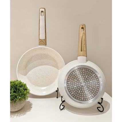 Sartén BIANCO 20 cm crema/marrón