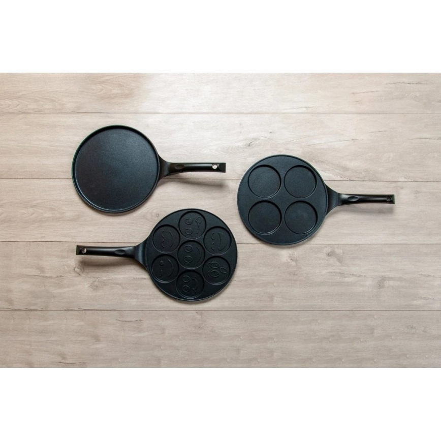 Sartén para tortitas KITCHISIMO 26 cm negra