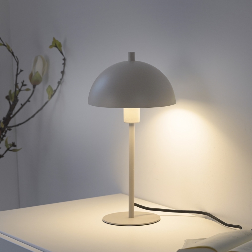 Schöner Wohnen 11726-39 - Lámpara de mesa ALI 1xE14/15W/230V gris