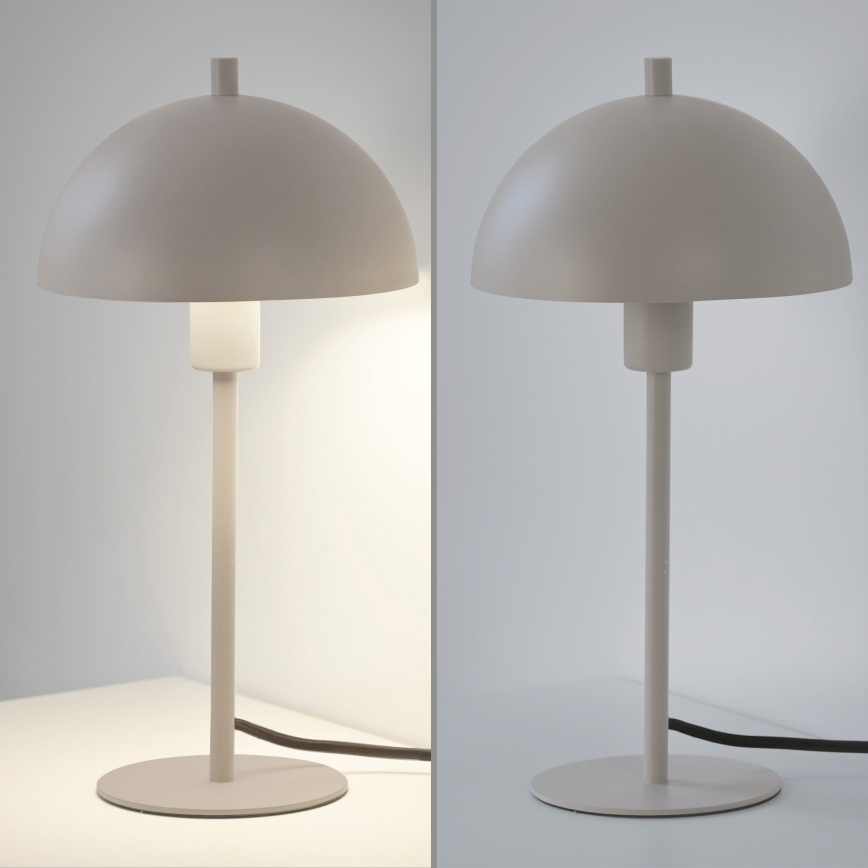 Schöner Wohnen 11726-39 - Lámpara de mesa ALI 1xE14/15W/230V gris