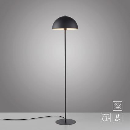 Schöner Wohnen 11727-18 - Lámpara de pie ALI 1xE27/25W/230V, negra