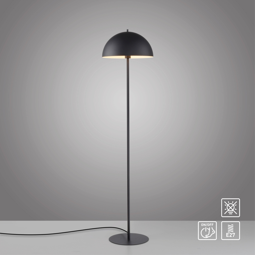 Schöner Wohnen 11727-18 - Lámpara de pie ALI 1xE27/25W/230V, negra