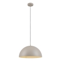 Schöner Wohnen 11728-39 - Lámpara colgante con cable ALI 1xE27/25W/230V Ø 38 cm gris