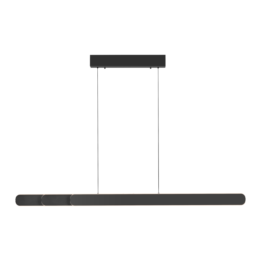 Schöner Wohnen 12577-18 - Lámpara colgante LED regulable suspendida en cable ADRIANA ROUND 2xLED/24W/230V 2700/3000/3500/4000/5000K 160 cm negro