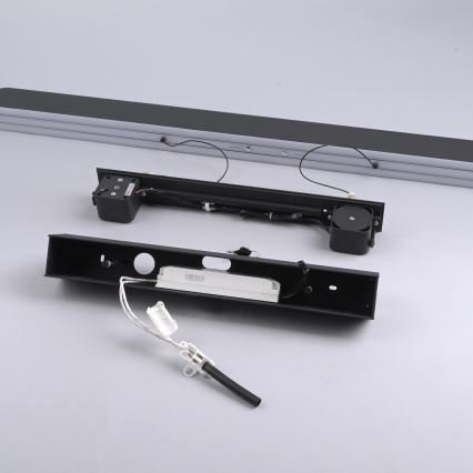 Schöner Wohnen 12577-18 - Lámpara colgante LED regulable suspendida en cable ADRIANA ROUND 2xLED/24W/230V 2700/3000/3500/4000/5000K 160 cm negro