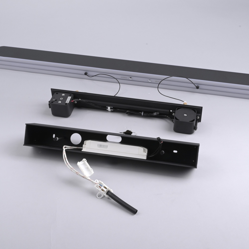Schöner Wohnen 12577-18 - Lámpara colgante LED regulable suspendida en cable ADRIANA ROUND 2xLED/24W/230V 2700/3000/3500/4000/5000K 160 cm negro
