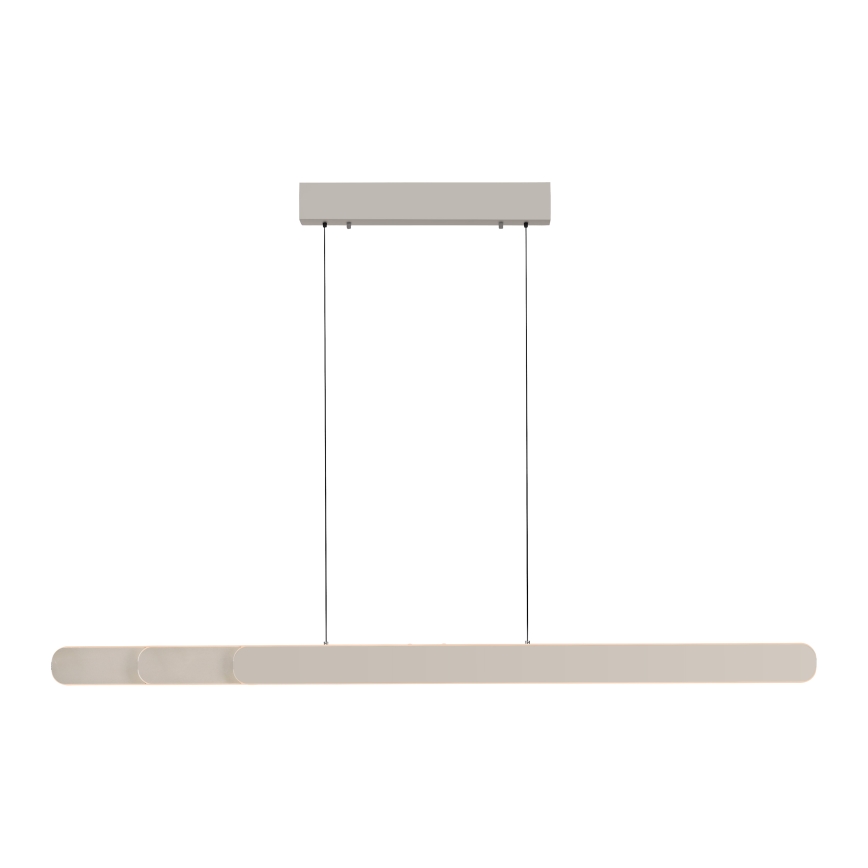 Schöner Wohnen 12577-39 - Lámpara colgante LED regulable suspendida por cable ADRIANA ROUND 2xLED/24W/230V 2700/3000/3500/4000/5000K 160 cm, gris