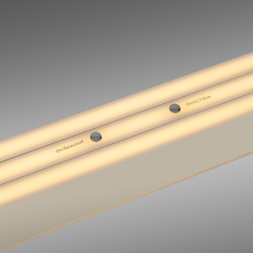 Schöner Wohnen 12577-39 - Lámpara colgante LED regulable suspendida por cable ADRIANA ROUND 2xLED/24W/230V 2700/3000/3500/4000/5000K 160 cm, gris