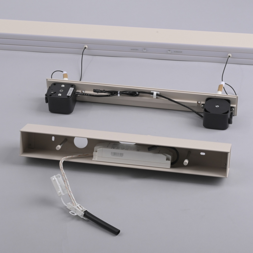 Schöner Wohnen 12577-39 - Lámpara colgante LED regulable suspendida por cable ADRIANA ROUND 2xLED/24W/230V 2700/3000/3500/4000/5000K 160 cm, gris