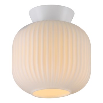 Schöner Wohnen 13574-16 - Lámpara de techo NAMI 1xE27/25W/230V Ø 20 cm blanca