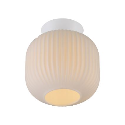 Schöner Wohnen 13574-16 - Lámpara de techo NAMI 1xE27/25W/230V Ø 20 cm blanca