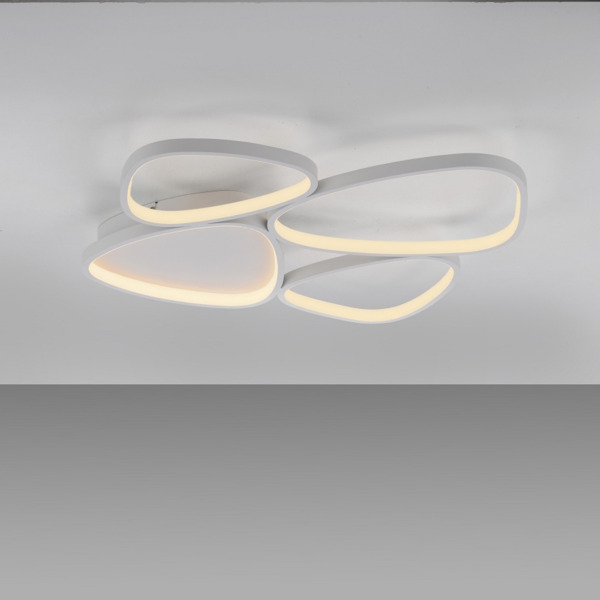 Schöner Wohnen 14038-16 - Lámpara de techo LED regulable PEBBLES LED/35,5W/230V blanca
