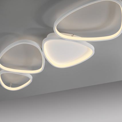Schöner Wohnen 14039-16 - Lámpara de techo LED regulable PEBBLES LED/35,5W/230V blanco