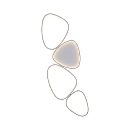 Schöner Wohnen 14039-16 - Lámpara de techo LED regulable PEBBLES LED/35,5W/230V blanco