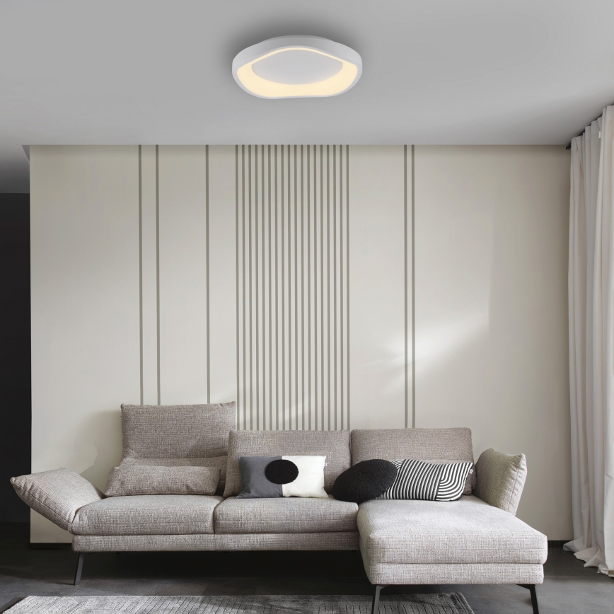 Schöner Wohnen 14233-16 - Luminaria de techo LED regulable MONTA LED/21W/230V Ø 40 cm blanca