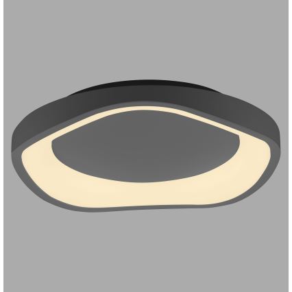 Schöner Wohnen 14233-18 - Luminaria de techo LED regulable MONTA LED/21W/230V Ø 40 cm negra