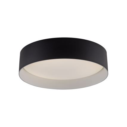 Schöner Wohnen 14593-18 - Lámpara de techo LED regulable TAVOLI, 10 W, 230 V, 2700-6500 K, Ø 28,5 cm, negro + mando a distancia
