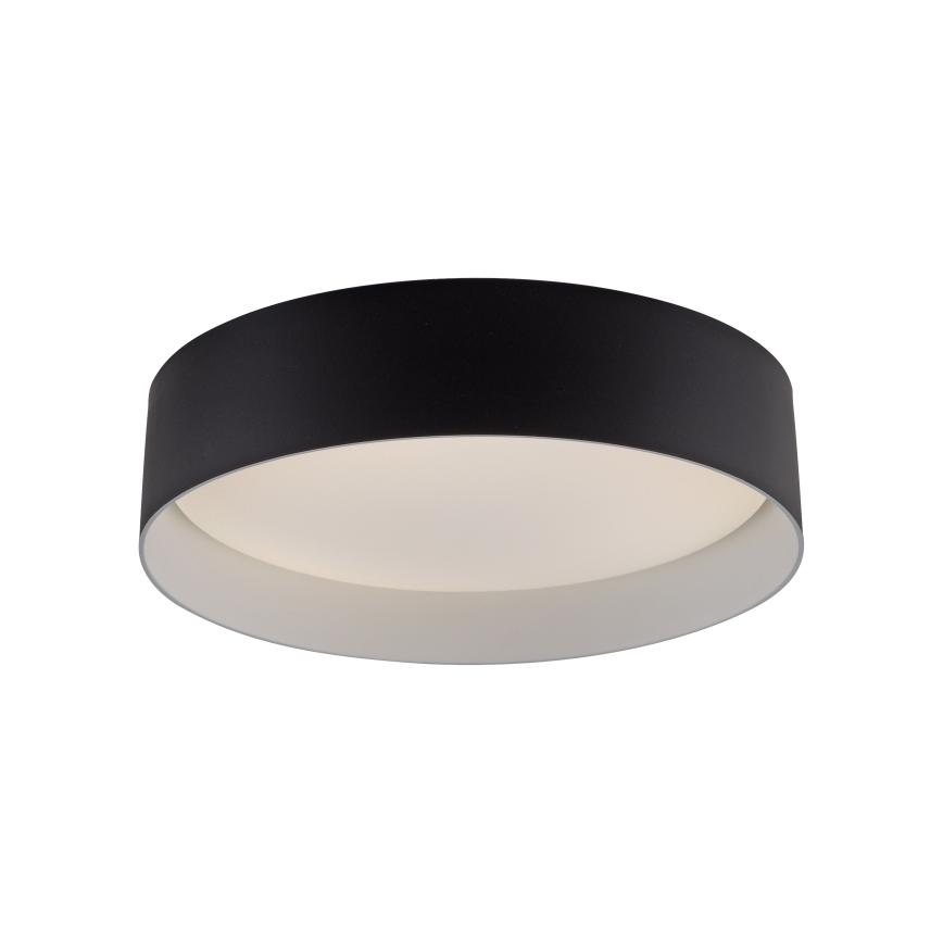 Schöner Wohnen 14593-18 - Lámpara de techo LED regulable TAVOLI, 10 W, 230 V, 2700-6500 K, Ø 28,5 cm, negro + mando a distancia