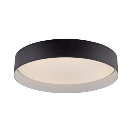Schöner Wohnen 14594-18 - Plafón LED regulable TAVOLI, 20 W, 230 V, 2700–6500 K, Ø 39 cm, negro, con mando a distancia