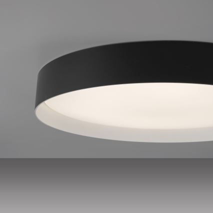 Schöner Wohnen 14595-18 - Lámpara de techo LED regulable TAVOLI LED/34W/230V 2700-6500K Ø 49 cm negra + mando a distancia
