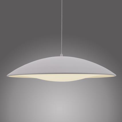 Schöner Wohnen 14607-16 - Lámpara colgante LED regulable con cable LENTE LED/23W/230V diámetro 50 cm blanco