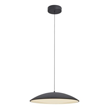 Schöner Wohnen 14607-18 - Lámpara colgante regulable con cable LENTE LED/23W/230V Ø 50 cm negro