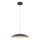 Schöner Wohnen 14607-18 - Lámpara colgante regulable con cable LENTE LED/23W/230V Ø 50 cm negro