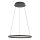 Schöner Wohnen 15570-18 - Lámpara colgante LED regulable con cable QUILLO LED/36W/230V Ø 60 cm negra