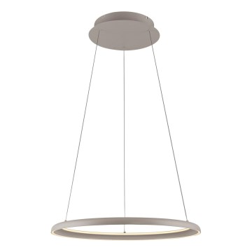 Schöner Wohnen 15570-39 - Lámpara colgante LED regulable con cable de suspensión QUILLO LED/36W/230V Ø 60 cm gris