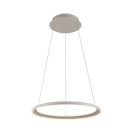 Schöner Wohnen 15570-39 - Lámpara colgante LED regulable con cable de suspensión QUILLO LED/36W/230V Ø 60 cm gris