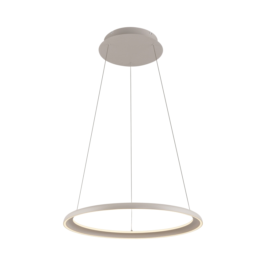 Schöner Wohnen 15570-39 - Lámpara colgante LED regulable con cable de suspensión QUILLO LED/36W/230V Ø 60 cm gris